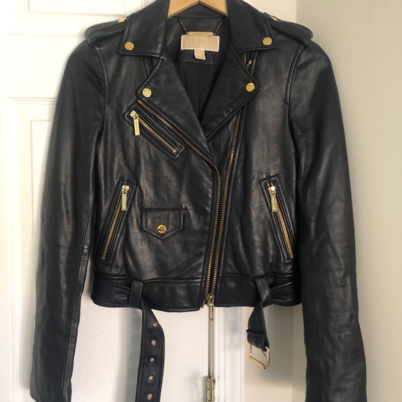 Michael Kors Jackets & Blazers - Michael Kors Leather Jacket